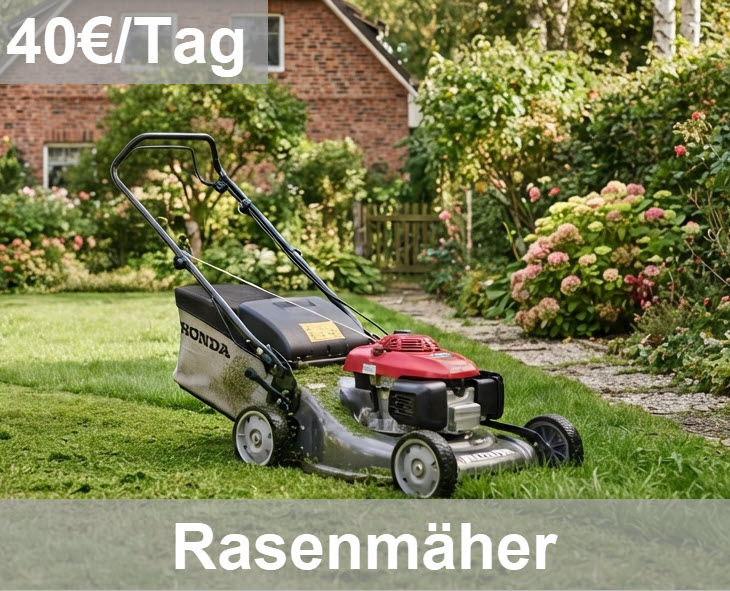 Rasenmäher mieten — 40 € pro Tag